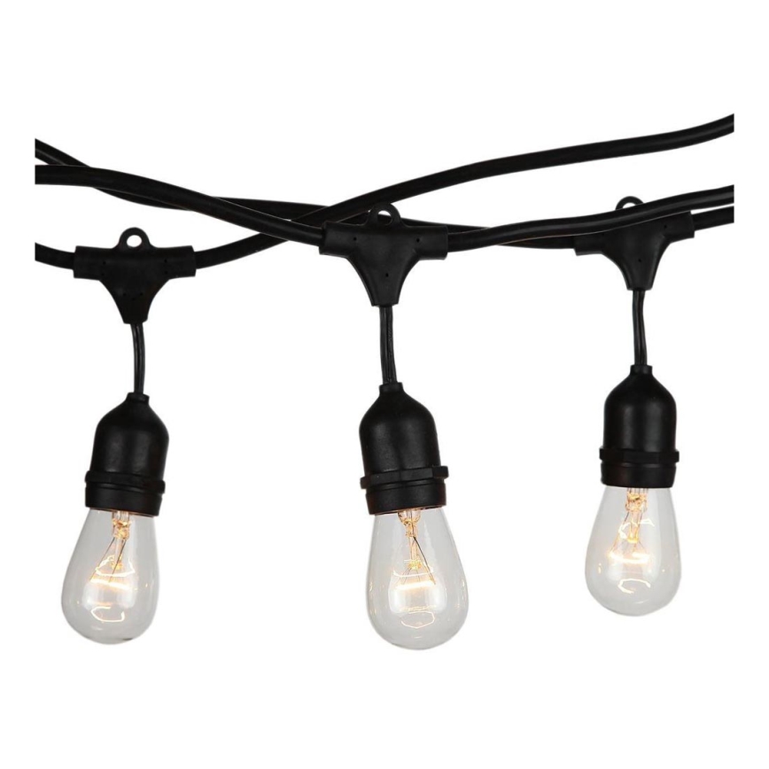 Āra virtene STRING 15m 15xE27/25W/230V IP54