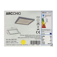 Arcchio - LED Aptumšojama griestu lampa SOLVIE LED/20W/230V
