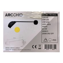 Arcchio - LED Āra sienas lampa GRAYSON LED/15W/230V IP65