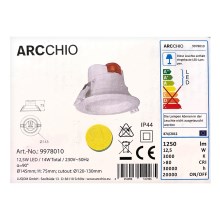 Arcchio - LED Iegremdējama lampa  ARIAN LED/12,5W/230V IP44