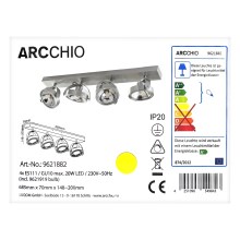 Arcchio - LED Starmetis MUNIN 4xGU10/ES111/11,5W/230V