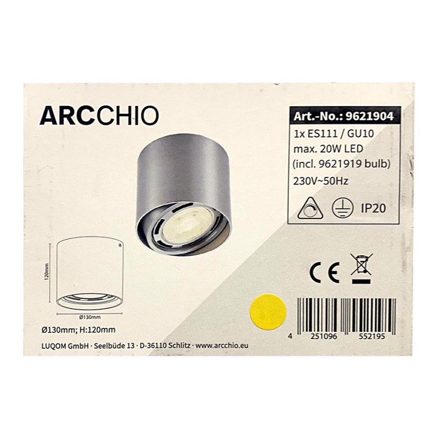 Arcchio - LED Starmetis ROSALIE 1xGU10/ES111/11,5W/230V