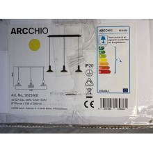 Arcchio - Lustra ar auklu JAIKA 3xE27/60W/230V