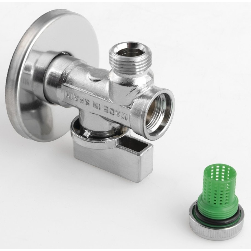 Arco - Stūra vārsts ar filtru, spīdīgs hroms