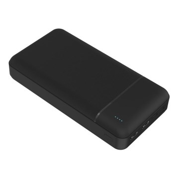 Ārējais akumulators 30000 mAh 3,7V melns