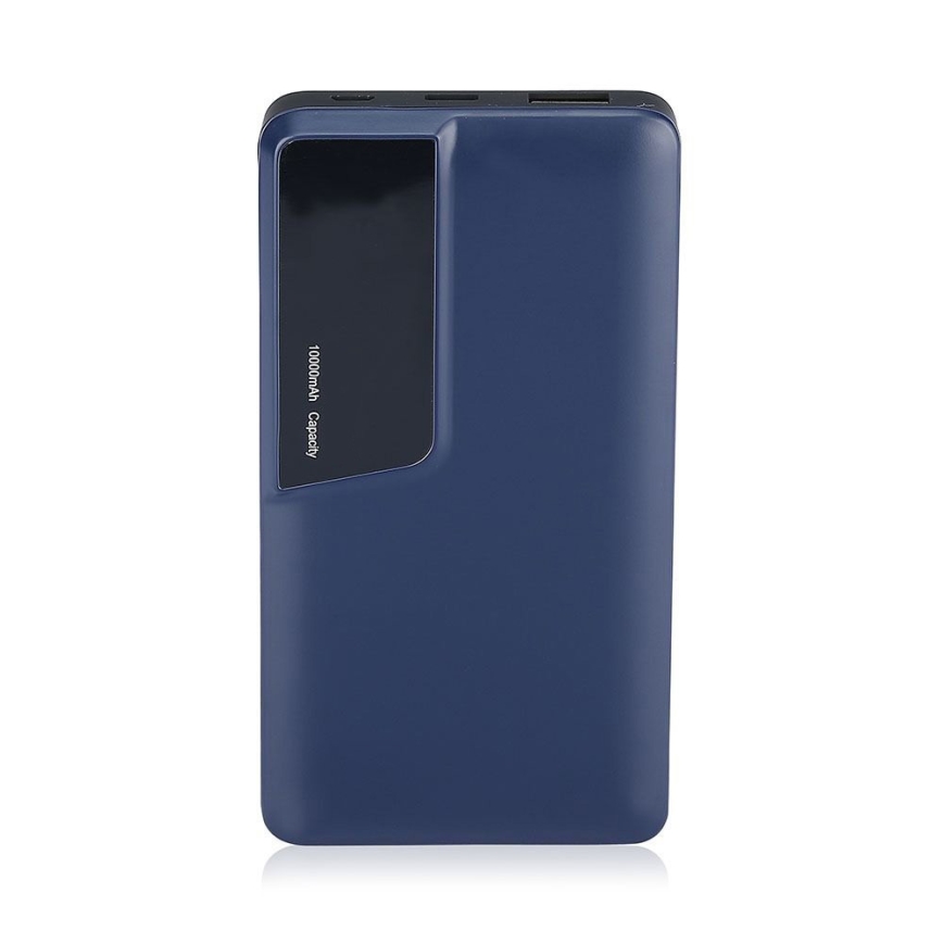 Ārējais Akumulators ar displeju 10000mAh/3,7V zils