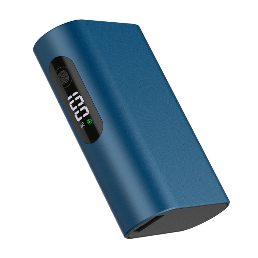 Ārējais akumulators Power Delivery 10000 mAh/22,5W/3,7V zila