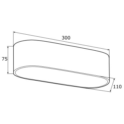 Argon 0904 - Griestu lampa TONI 2xE27/15W/230V melna/zelta