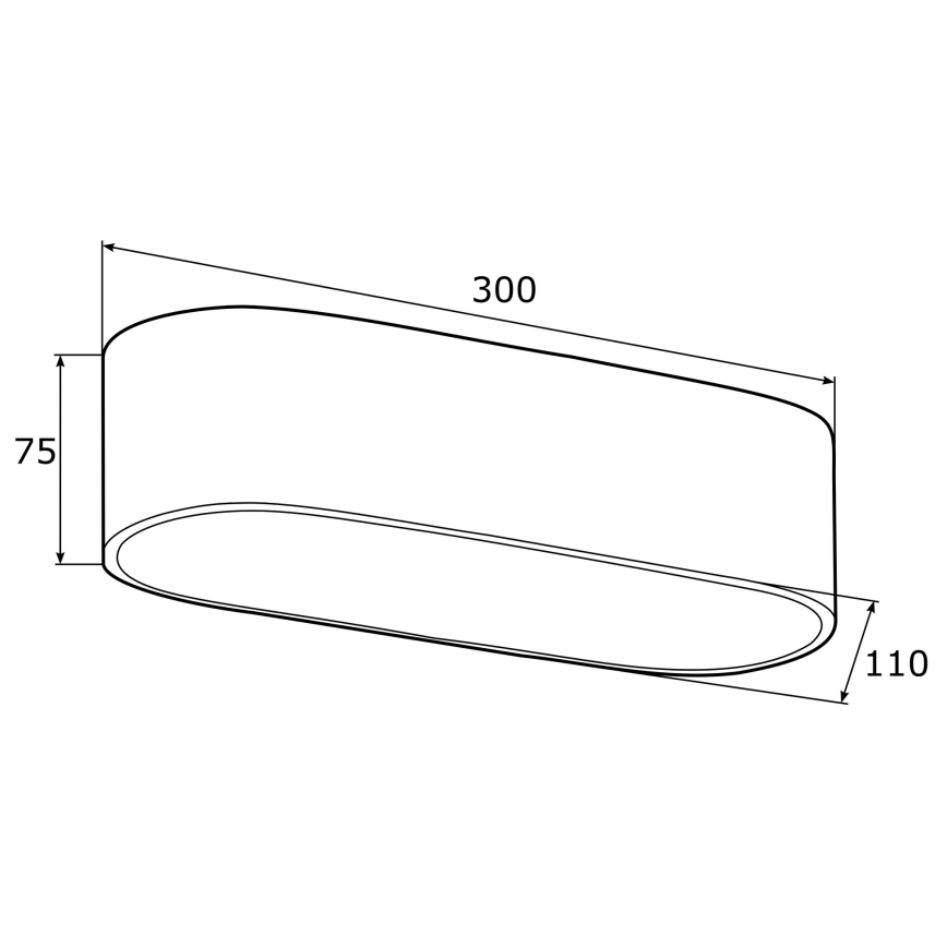 Argon 0907 - Griestu lampa TONI 2xE27/15W/230V sudraba
