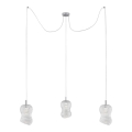 Argon 1357 - LED lustra ar auklu GARDA 3xLED/5W/230V