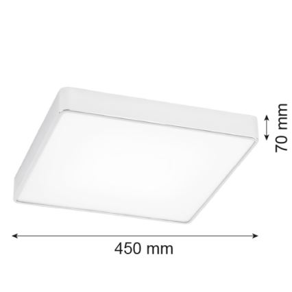Argon 1576 - Griestu lampa ONTARIO 4xE27/15W/230V