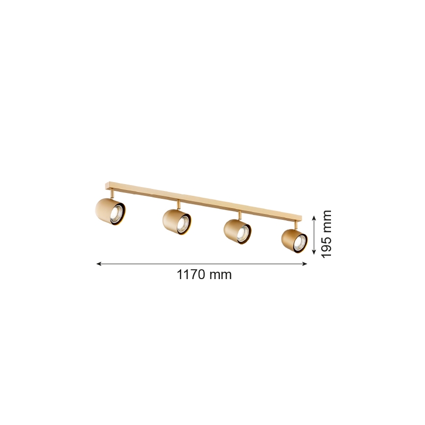 Argon 1810 - Starmetis ISOLA 4xGU10/5W/230V