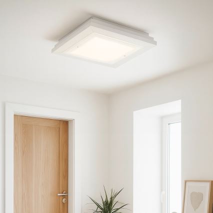 Argon 1870 - Griestu lampa TABOR 4xE27/15W/230V 52x52 cm balta