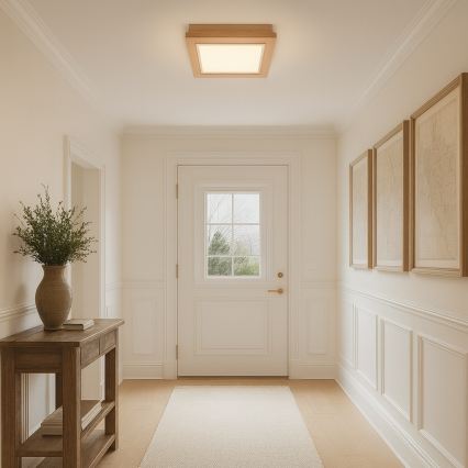 Argon 1871 - Griestu lampa TABOR 4xE27/15W/230V 52x52 cm bēša