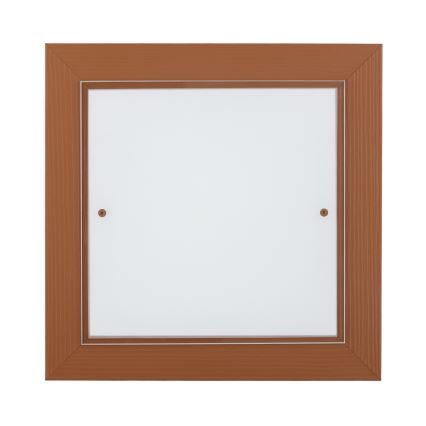 Argon 1872 - Griestu gaismeklis TABOR 4xE27/15W/230V 52x52 cm terakotas krāsā