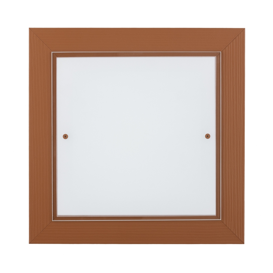 Argon 1872 - Griestu gaismeklis TABOR 4xE27/15W/230V 52x52 cm terakotas krāsā