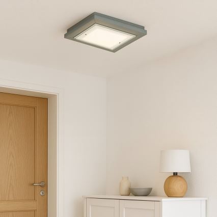 Argon 1873 - Griestu gaismeklis TABOR 4xE27/15W/230V 52x52 cm pelēka