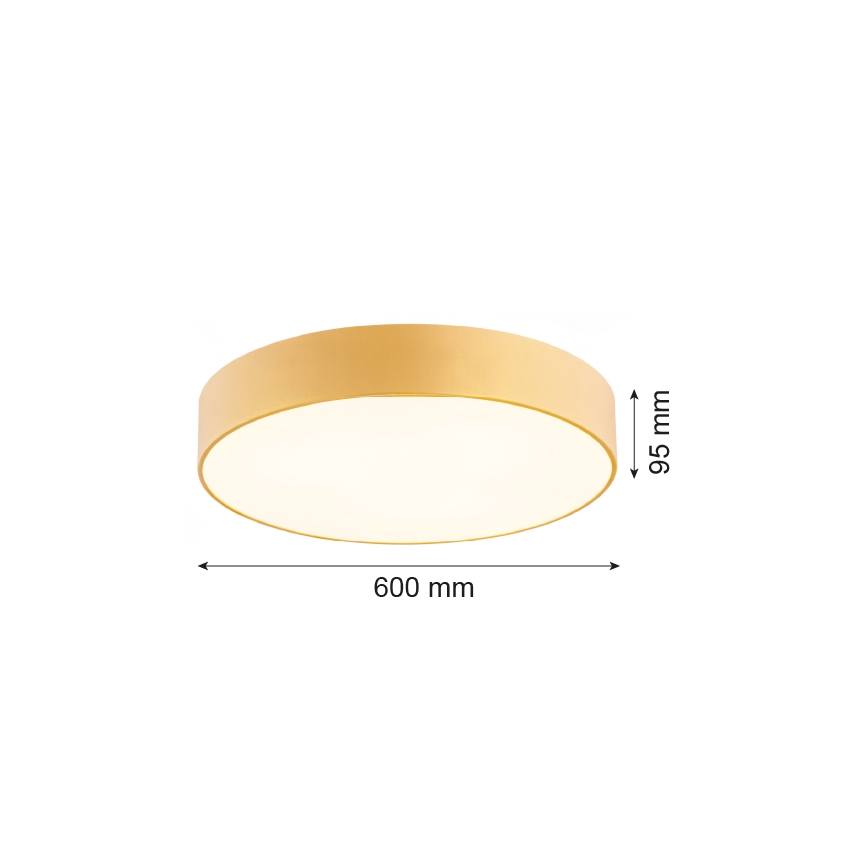 Argon 2081 - Griestu lampa DARLING 5xE27/15W/230V zeltaina