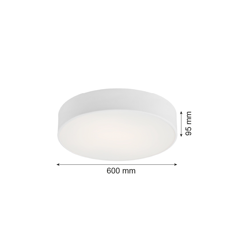 Argon 2082 - Griestu lampa DARLING 5xE27/15W/230V balta