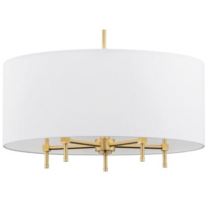 Argon 2132 - Lustra ar auklu ABBANO 5xE14/7W/230V misiņa/melna
