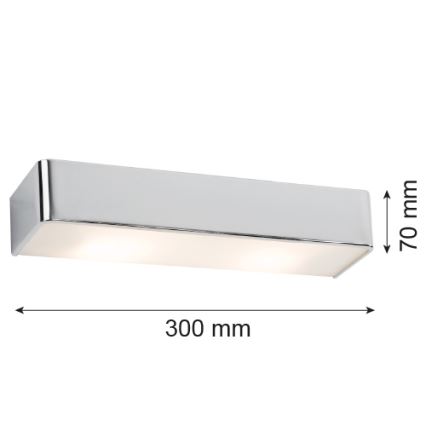 Argon 3074 - Sienas lampa RODAN 1xE27/15W/230V