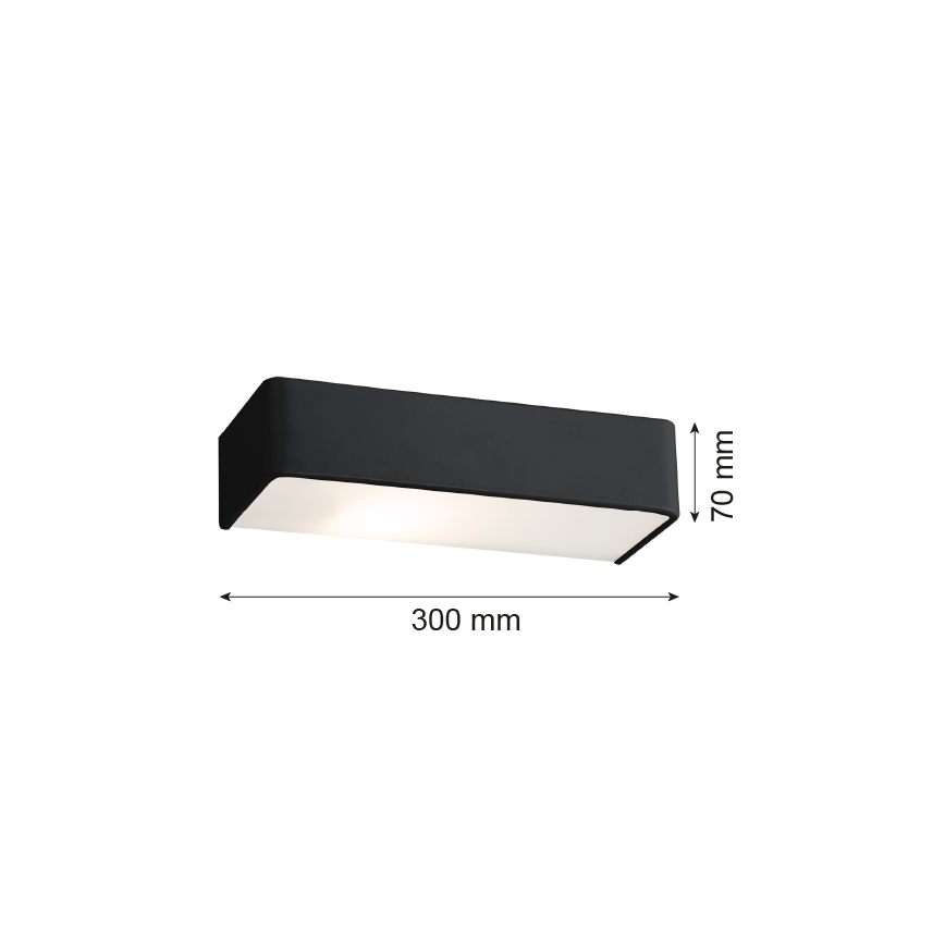 Argon 3075 - Sienas gaismeklis RODAN 1xE27/15W/230V