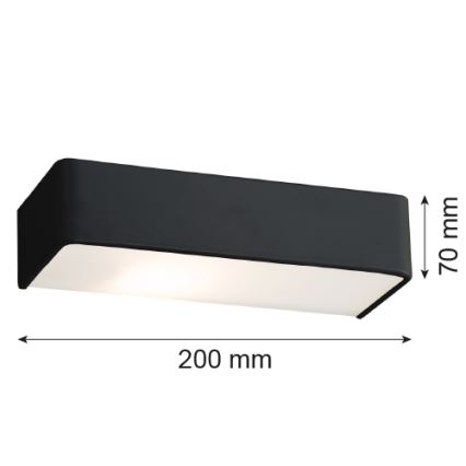 Argon 3079 - Sienas lampa RODAN 1xE27/15W/230V