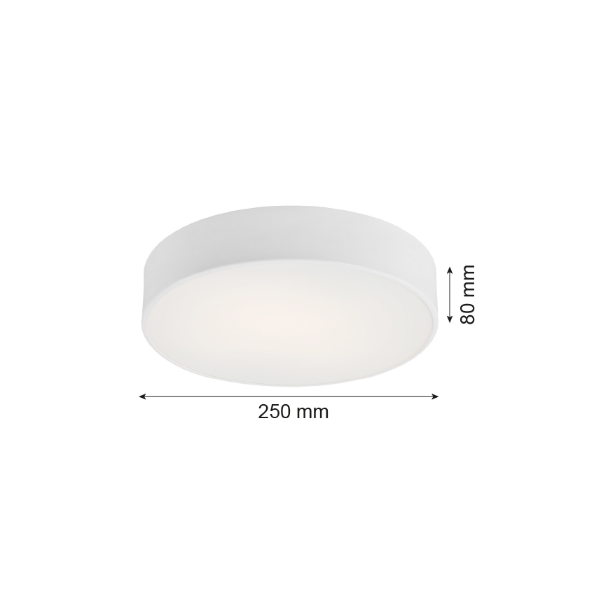 Argon 3082 - Griestu lampa DARLING 2xE27/15W/230V d. 25 cm balta