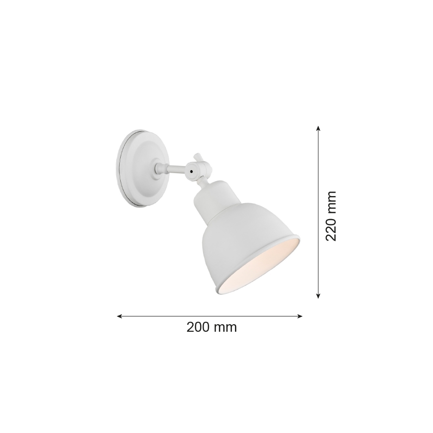 Argon 3182 - Sienas gaismeklis EUFRAT 1xE27/60W/230V