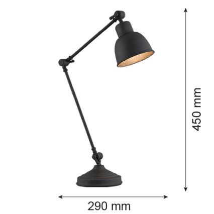 Argon 3197 - Galda lampa EUFRAT 1xE27/15W/230V