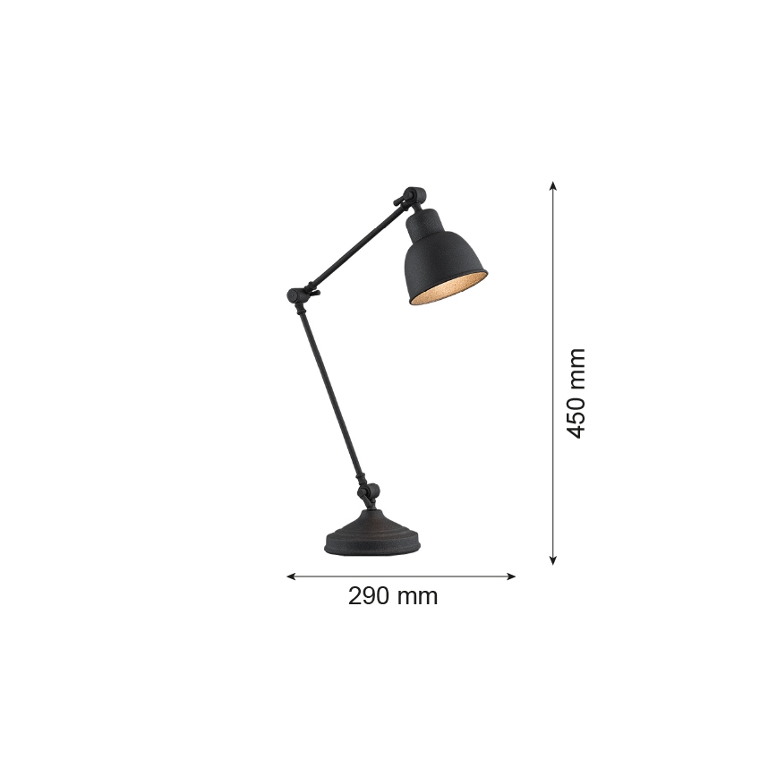 Argon 3197 - Galda lampa EUFRAT 1xE27/15W/230V
