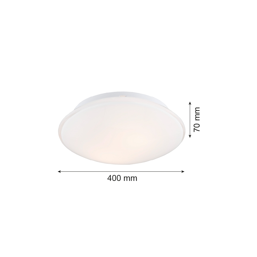 Argon 3224 - Griestu lampa GIN 3xE27/15W/230V balta