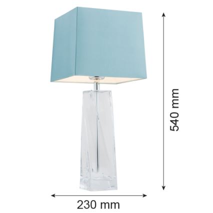 Argon 3839 - Galda lampa LILLE 1xE27/15W/230V zila