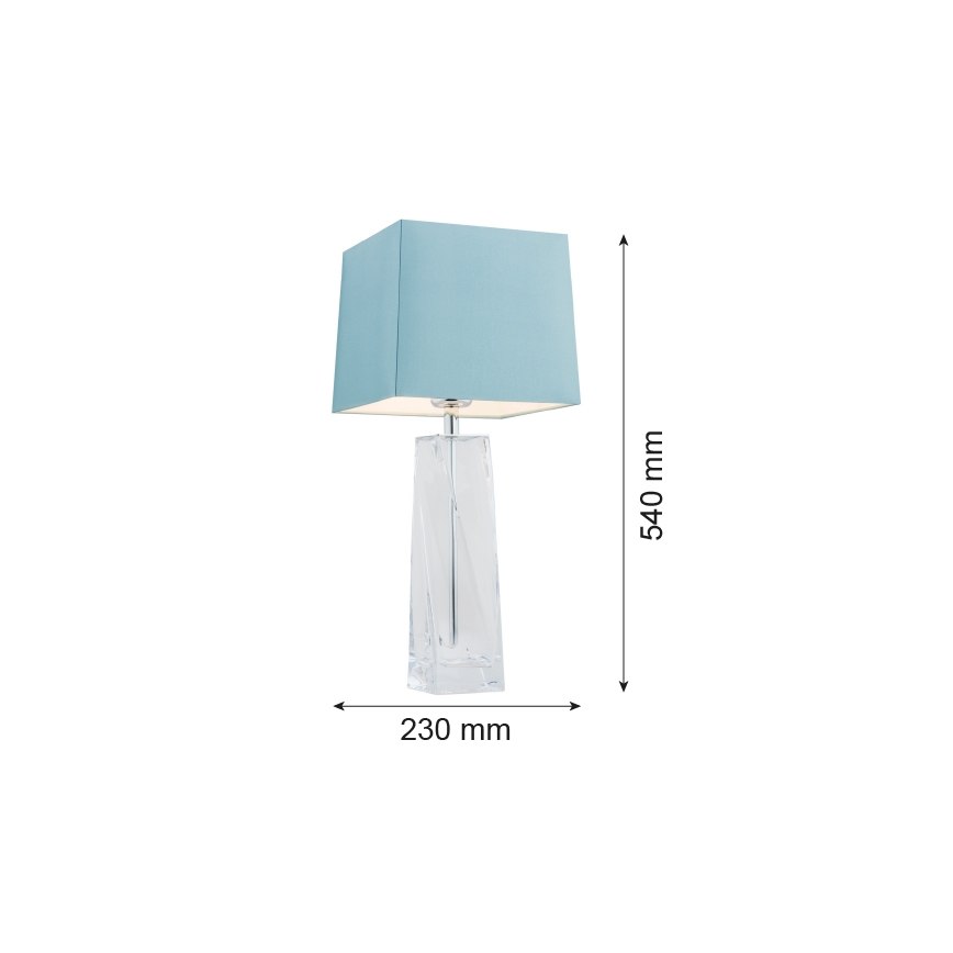 Argon 3839 - Galda lampa LILLE 1xE27/15W/230V zila