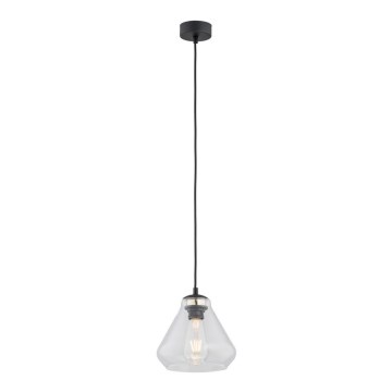 Argon 4047 - Lustra ar auklu DECORATO 1xE27/15W/230V melna