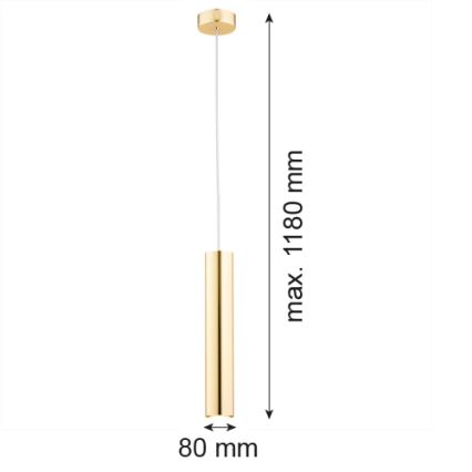 Argon 4057 - Lustra ar auklu GOMERA 1xGU10/5W/230V misiņa