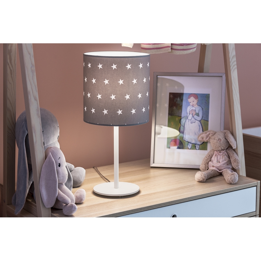 Argon 4125 - Galda lampa MAGIC 1xE27/15W/230V balta