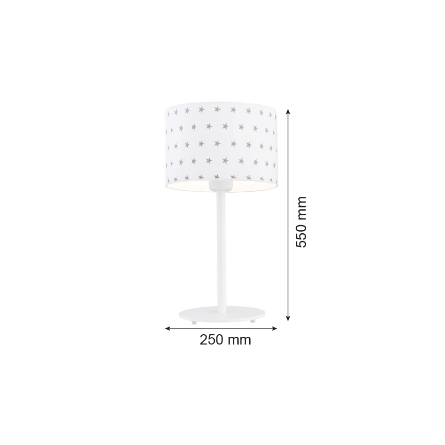 Argon 4125 - Galda lampa MAGIC 1xE27/15W/230V balta