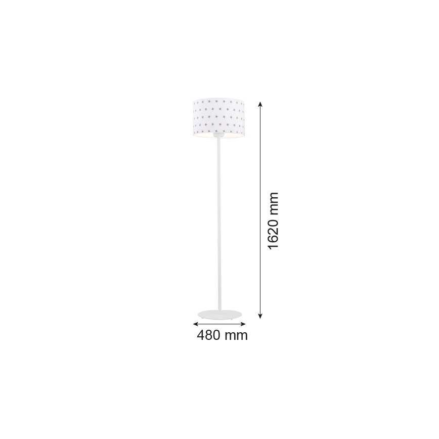 Argon 4129 - Grīdas stāvlampa MAGIC 1xE27/15W/230V balta