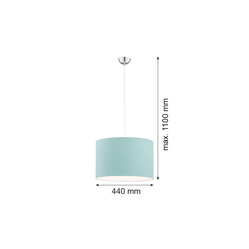 Argon 4135 - Lustra ar auklu MAGIC 1xE27/15W/230V tirkīza