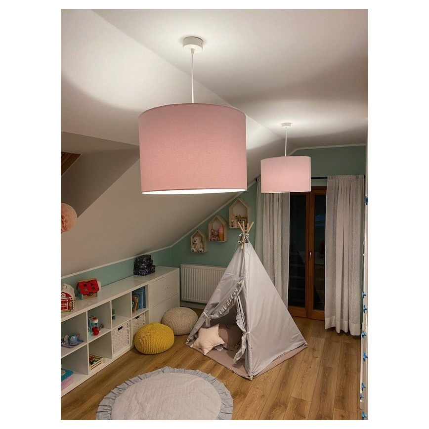 Argon 4136 - Lustra ar auklu MAGIC 1xE27/15W/230V rozā
