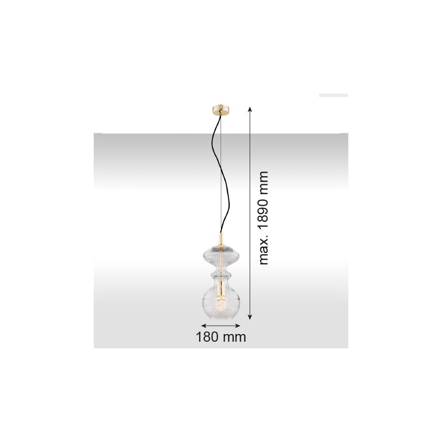 Argon 4203 - Lustra ar auklu BILBAO 1xE27/15W/230V