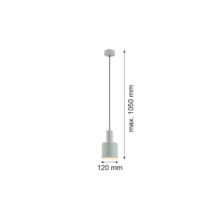 Argon 4217 - Lustra ar auklu SINES 1xE27/15W/230V d. 12 cm zaļa
