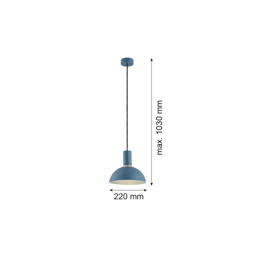 Argon 4221 - Lustra ar auklu SINES 1xE27/15W/230V d. 28 cm zila