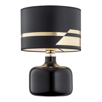 Argon 4236 - Galda lampa BEJA 1xE27/15W/230V melns/misiņš