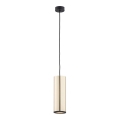 Argon 4246 - Lustra ar auklu LINEA 1xE27/15W/230V misiņš/melns