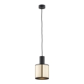 Argon 4248 - Lustra ar auklu HERMAN 1xE27/15W/230V misiņa/melna