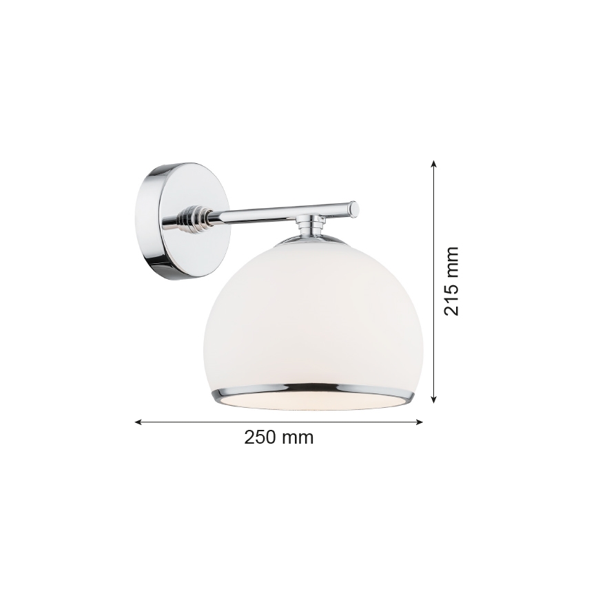 Argon 4254 - Sienas lampa MARBELLA 1xE27/15W/230V hroms