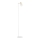 Argon 4258 - Grīdas lampa DORIA 1xE27/15W/230V balta/misiņa