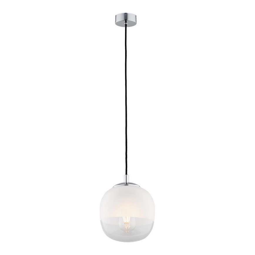 Argon 4676 - Lustra ar auklu BALTIMORE 1xE27/15W/230V spīdīgs hroms